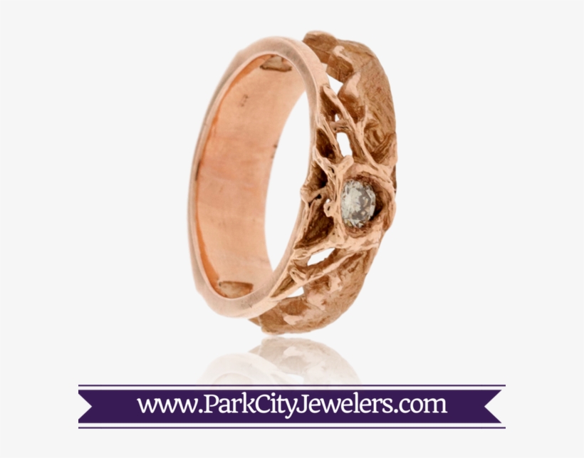 Mountain Peak & Diamond Ring - Snowflake Necklace Gold Diamond, transparent png download