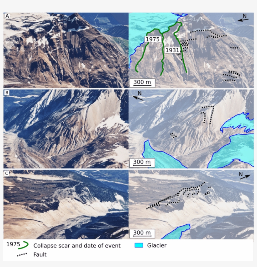 Continuing Instability On The Mount Meager Volcano - Mt Meager Landslide 2010, transparent png download