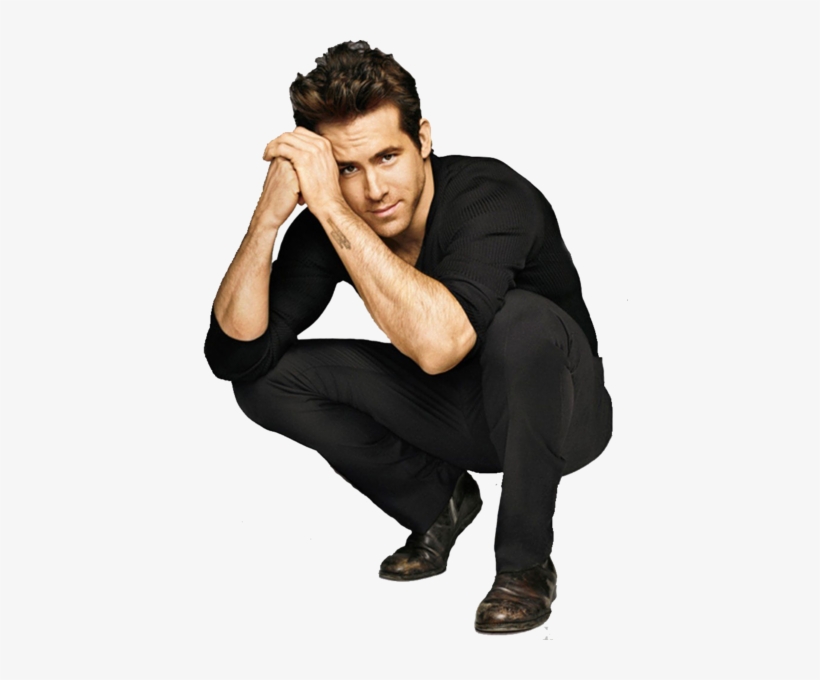 Share This Image - Ryanreynolds Black And White, transparent png download
