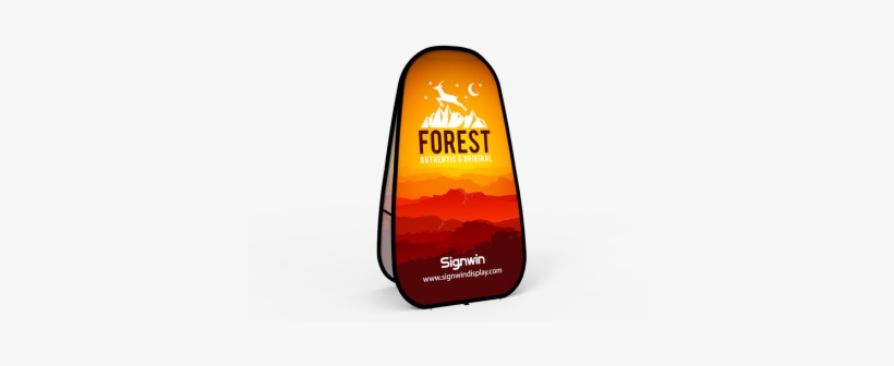 Medium Vertical Pop Up A-frame Banner Stand - Signwindisplay.com - Signwin, Inc., transparent png download