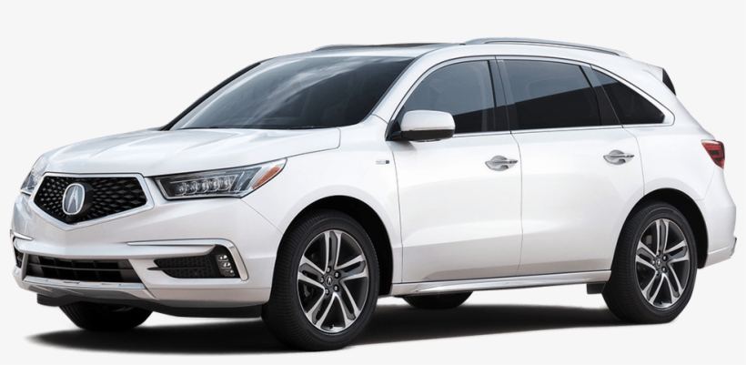 2017 Acura Mdx Sport Hybrid - Mercedes 7 Seater White, transparent png download