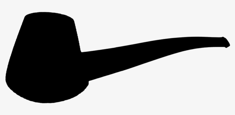 Volcano Shape Silhouette - Silhouette Of A Pipe, transparent png download