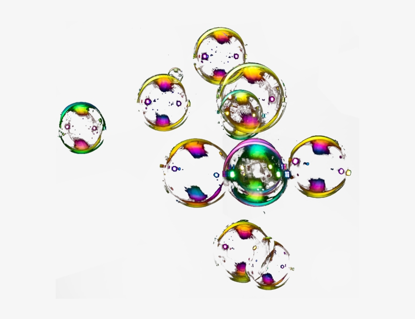 Neon Bubbles With No Background, transparent png download