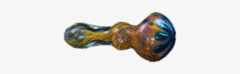 'the Ocean Vibes' Glass Smoking Pipe - Rattle, transparent png download