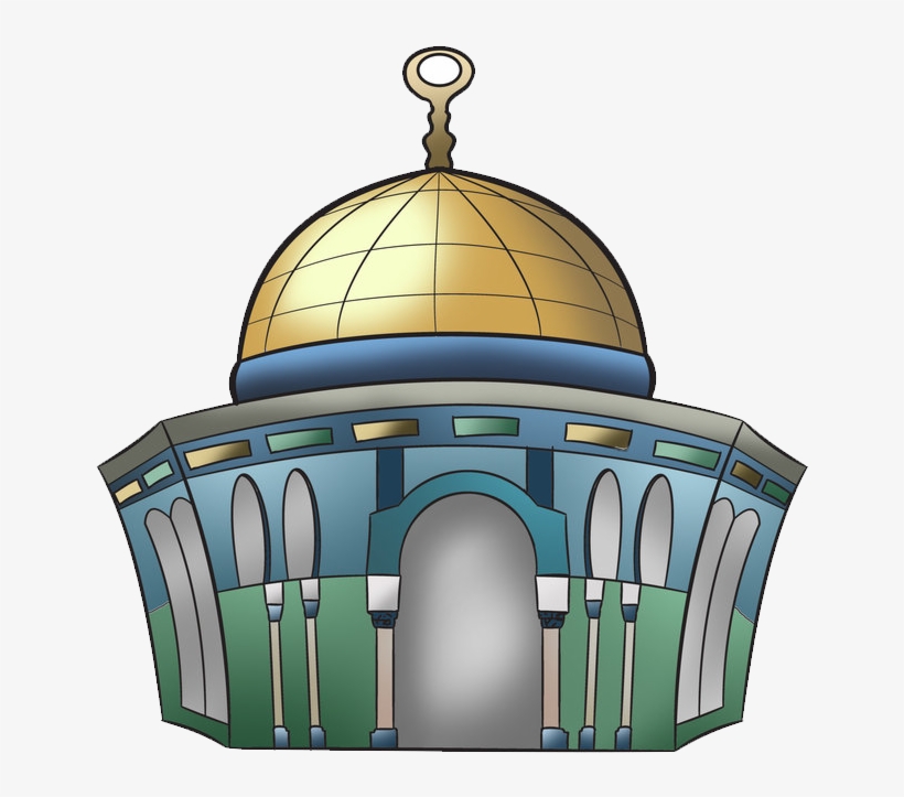 Simbol Masjid Png - Mosque Cartoon, transparent png download