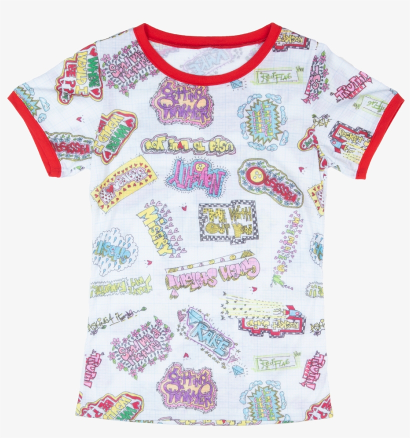 Girls Ringer T-shirt - Ringer T-shirt, transparent png download