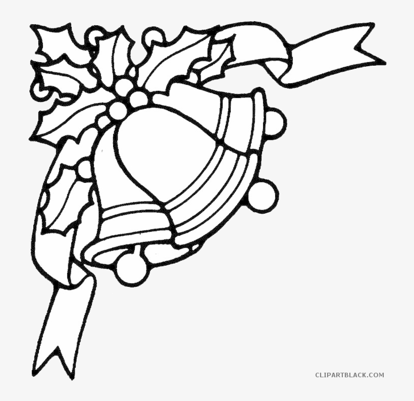 Page 9 Of - Christmas Bells Black And White, transparent png download