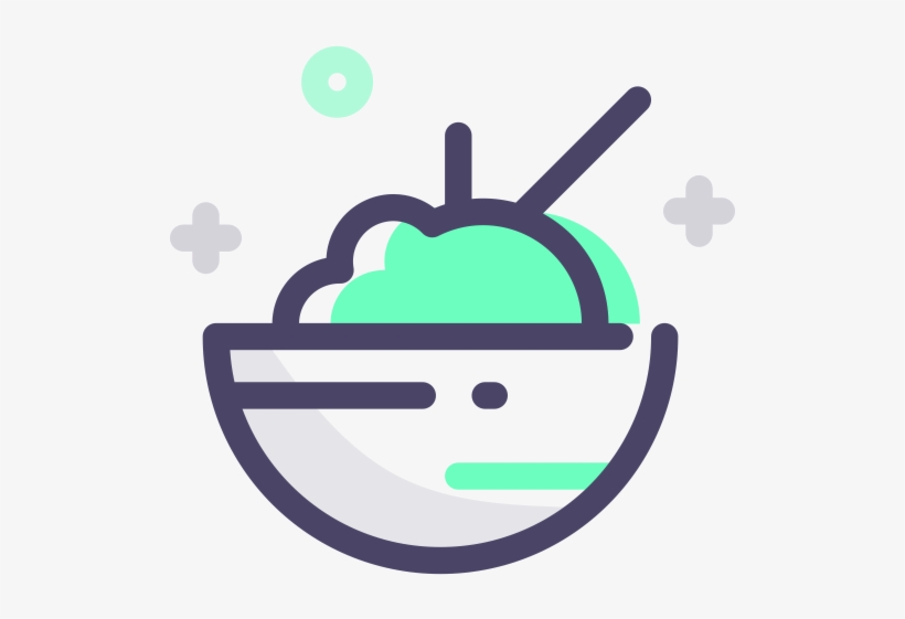Rice Bowl Icon - Bowl Icon Png, transparent png download
