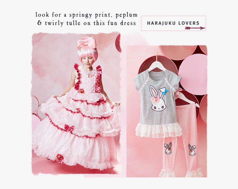 These Girls Love Harajuku Designs - Girl, transparent png download