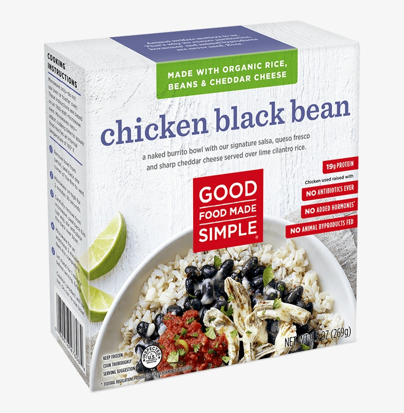 Entree Meals - Good Food Made Simple Chicken Black Bean - 9.5 Oz, transparent png download