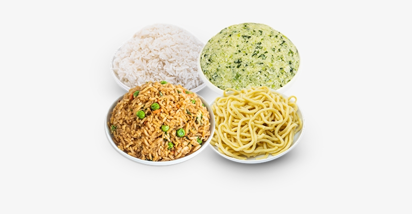 Bowl Bases Rice Noodles Cauliflower Rice - Rice, transparent png download