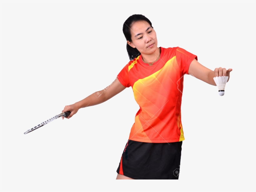 People Playing Badminton Png, transparent png download