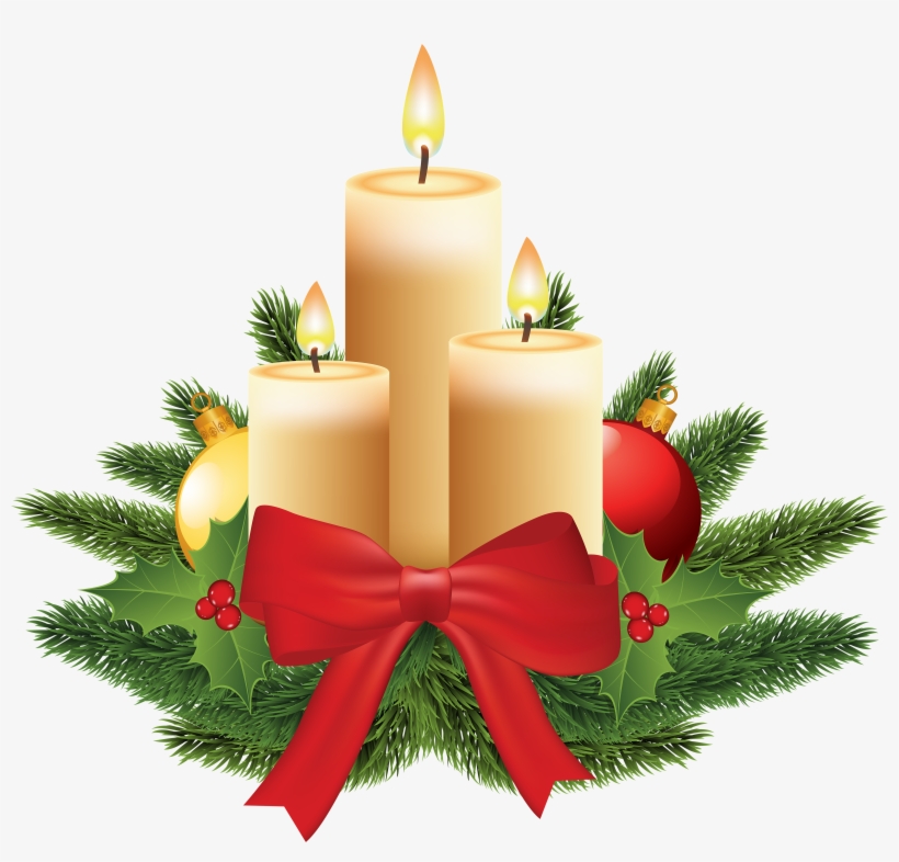 *christmas Candles, transparent png download