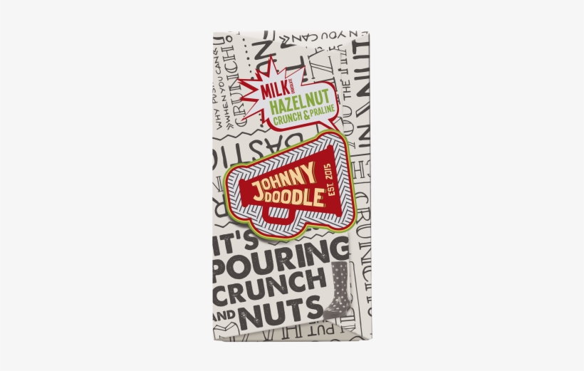 Johnny Doodle Milk Hazelnut Crunch & Praline - Milk Hazelnut Crunch A Praline Johnny Doodle, transparent png download