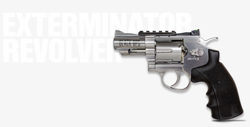 Black Ops Exterminator - Black Ops Revolver Airsoft, transparent png download