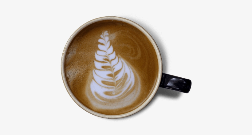 Coffee Mug Top Png Picture - Latte Art, transparent png download