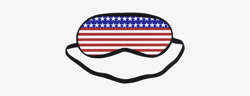 Usa Patriotic Stars & Stripes Sleeping Mask - Funny Sleep Masks, transparent png download