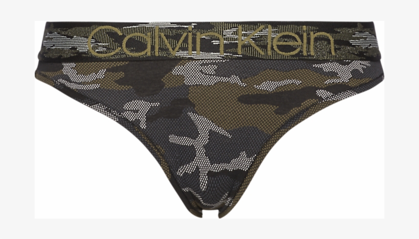 Calvin Klein Bikini Brief Camo - Undergarment, transparent png download