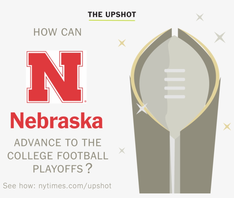 The New York Times On Twitter - Nebraska Cornhuskers 8" Logo Magnet, transparent png download
