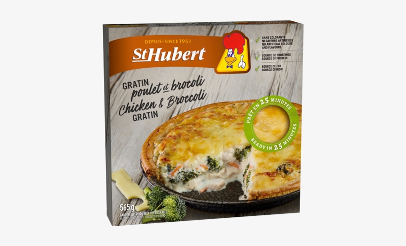 Chicken And Broccoli Gratin - St. Hubert St-hubert Chicken Pot Pie, transparent png download