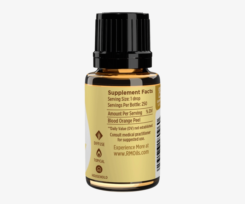 Blood Orange Essential Oil Turn - Rocky Mountain Oils - Lemongrass-15ml, transparent png download