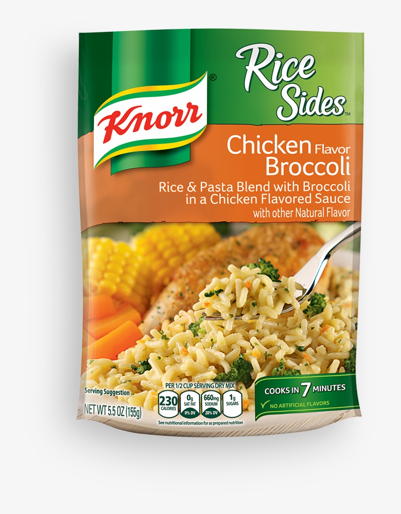 Knorr Rice Sides - Chicken Broccoli - 5.5 Oz, transparent png download