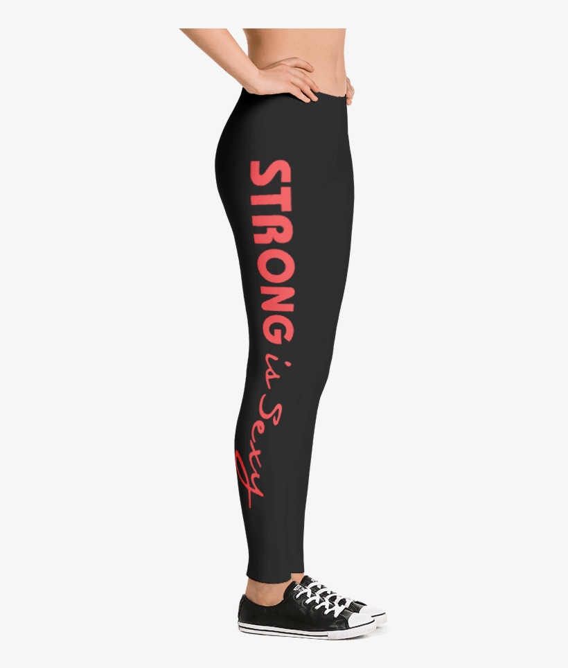 Strong Is Sexy Leggings - Gear Fuel Strong Is The New Skinny Pink Splash - Active, transparent png download