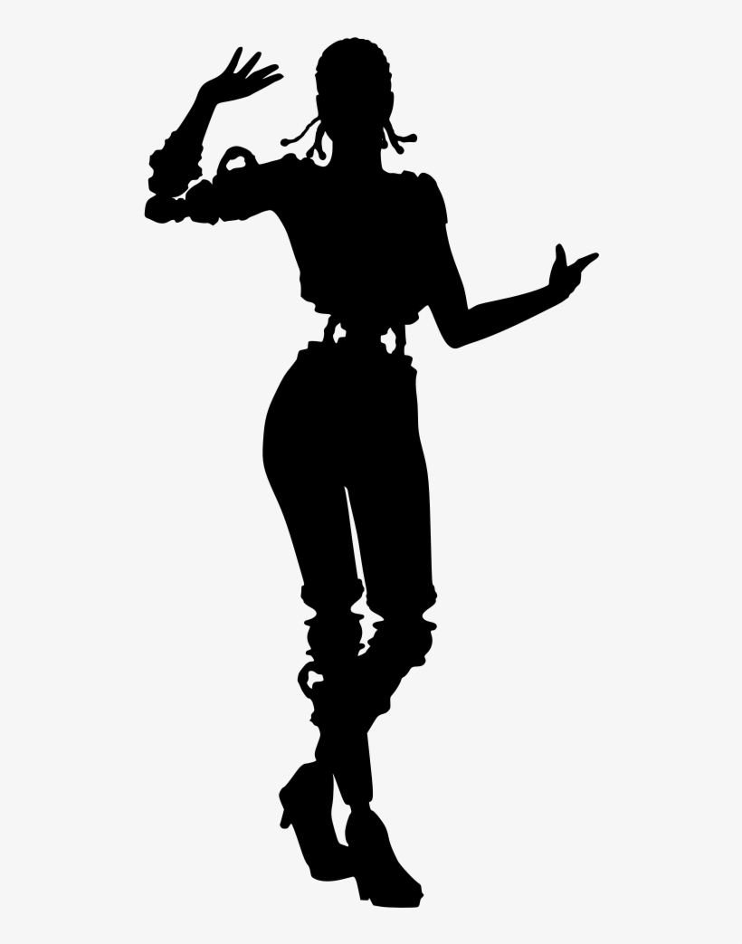 Download Png - Woman Silhouette, transparent png download