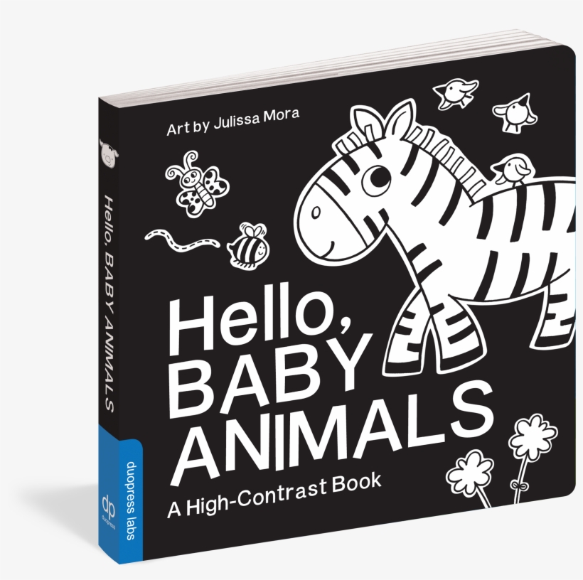 Hello, Baby Animals - Hello, Baby Animals: A High-contrast Book, transparent png download