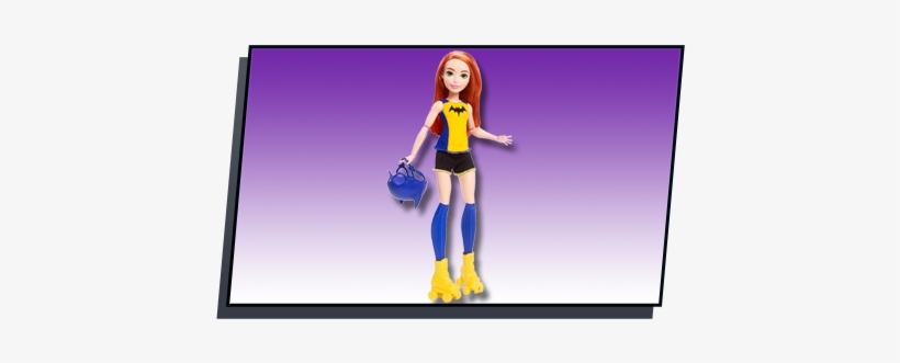 Dc Super Hero Girls™ Batgirl™ 12" Roller Derby Action - New Dc Superhero Girl Dolls Catwoman, transparent png download