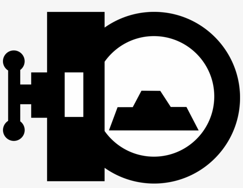 Vector Illustration Of Secure Bank Vault Or Safe Strongbox - Circle, transparent png download