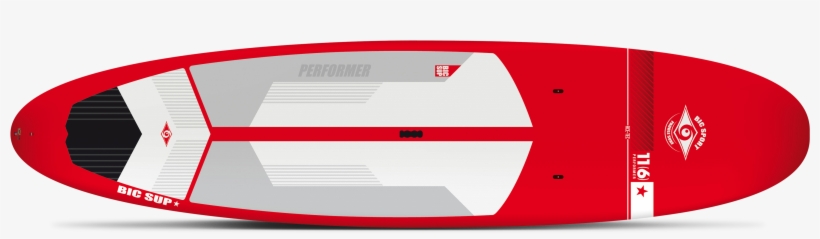 11' - Bic Sport Sup 11'6'' Ace-tec Performer Red, transparent png download