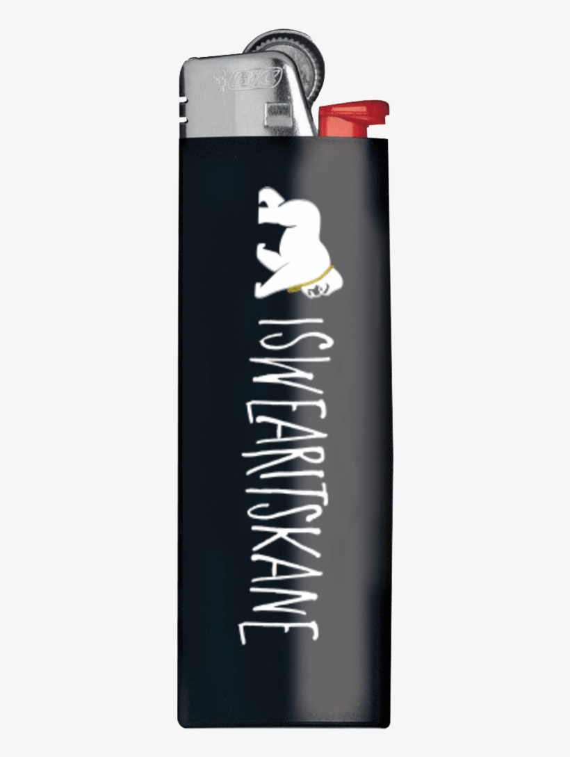 Iswearitskane Bic Lighter - 1 Customizable Bic J26 Maxi Lighters (white - Sample), transparent png download