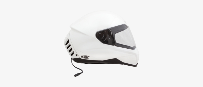 Air Conditioned Helmet In Pearl White - Air Conditioned Helmet, transparent png download