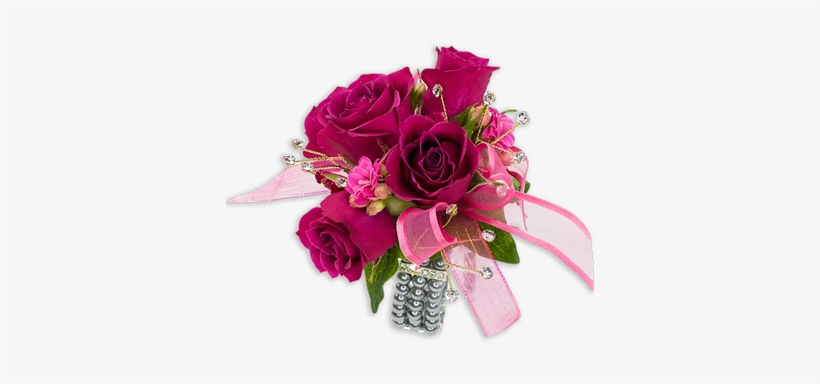 Fuchsia Wrist Corsage Corsage - Corsage, transparent png download
