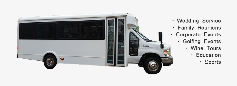 We Specialize In Private Group Transportation - Mike's Affordable Shuttle Bus, transparent png download