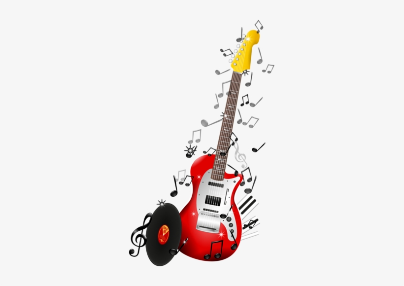 Guitar Clipart, Music Clips, Music Images, Card Sentiments, - Рамки С Гитарой Пнг, transparent png download