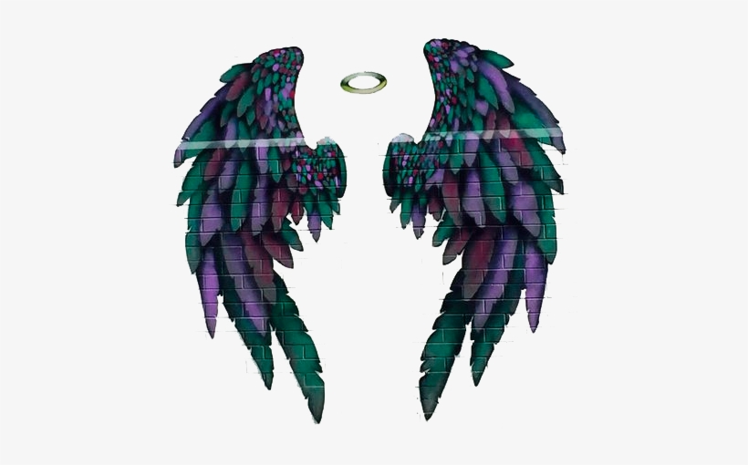 Asas De Anjo Na Parede, transparent png download