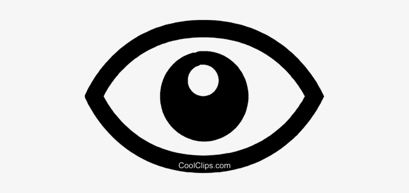 Human Eyes Royalty Free Vector Clip Art Illustration - Vector Graphics, transparent png download