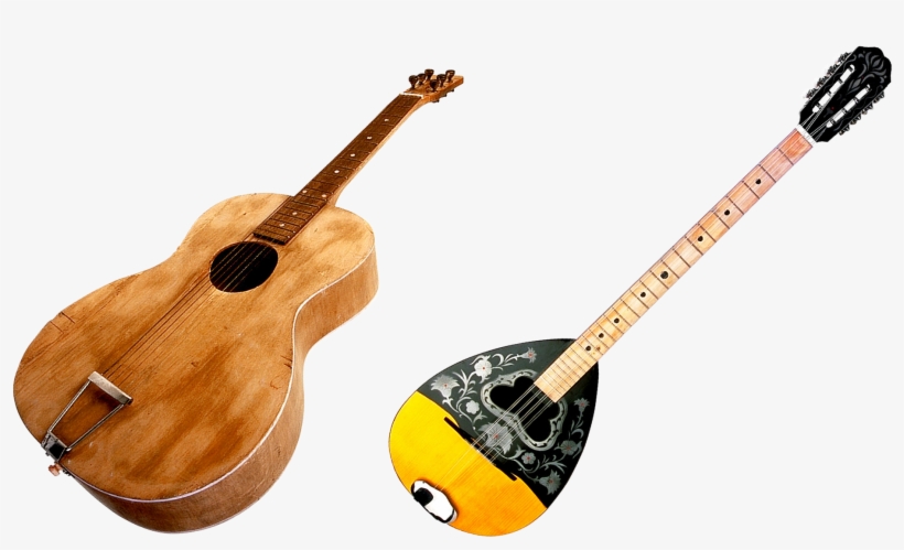 Two Guitars - Guitar, transparent png download