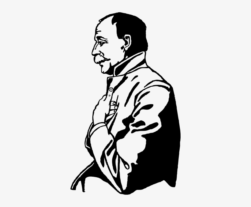 How To Set Use Sad Man Clipart - Sad Man Clipart Black And White, transparent png download