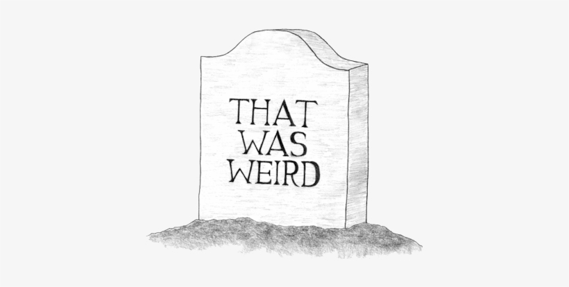 Just Another Sad Little Person - Gravestone That Was Weird, transparent png download