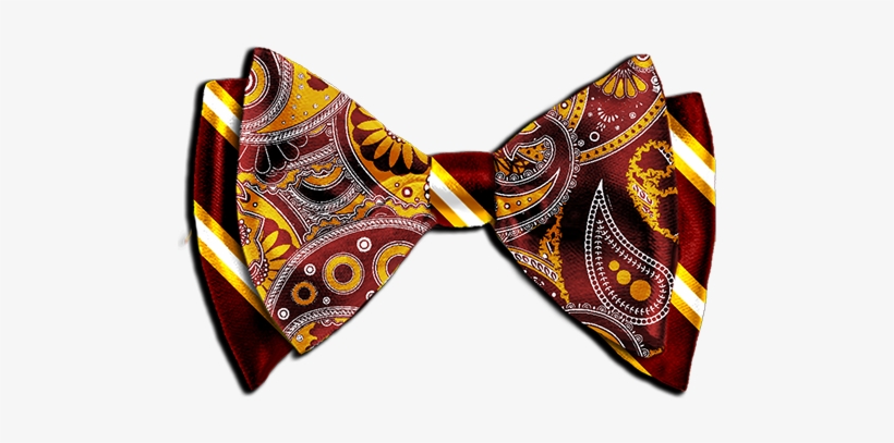 Wedding Bow Tie Custom Bow Ties Men Custom Designed - Maroon And Yellow Wedding, transparent png download