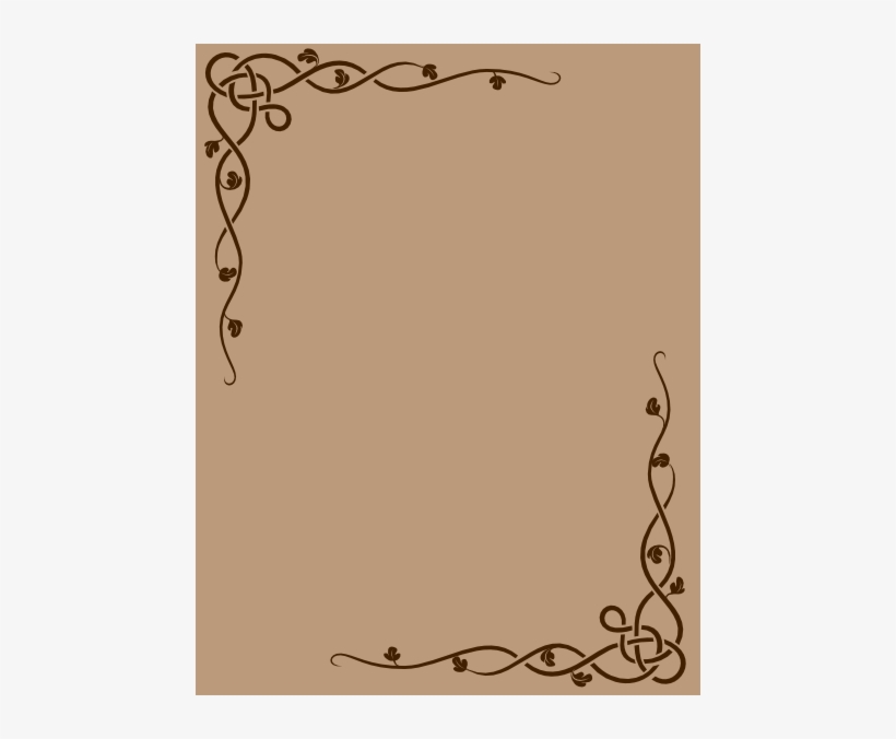 Border Design Black And White, transparent png download
