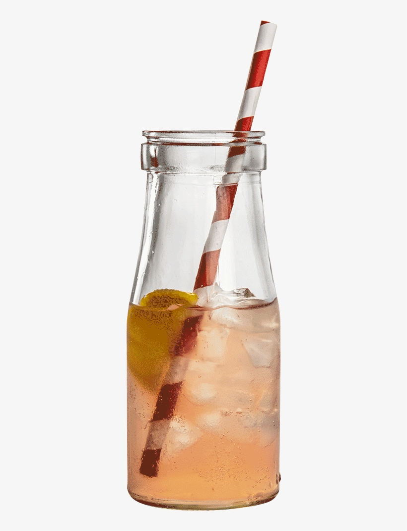 Glass Of Milk Png Download - Milk Bottle Cocktail Glasses, transparent png download