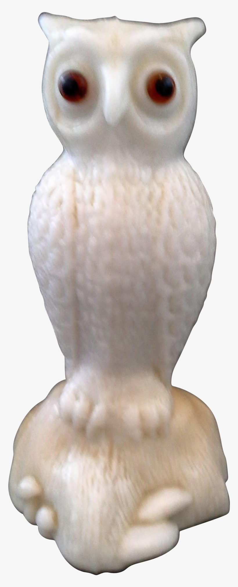 Westmoreland Fenton Owl Solid Glass Figurine White - Glass, transparent png download