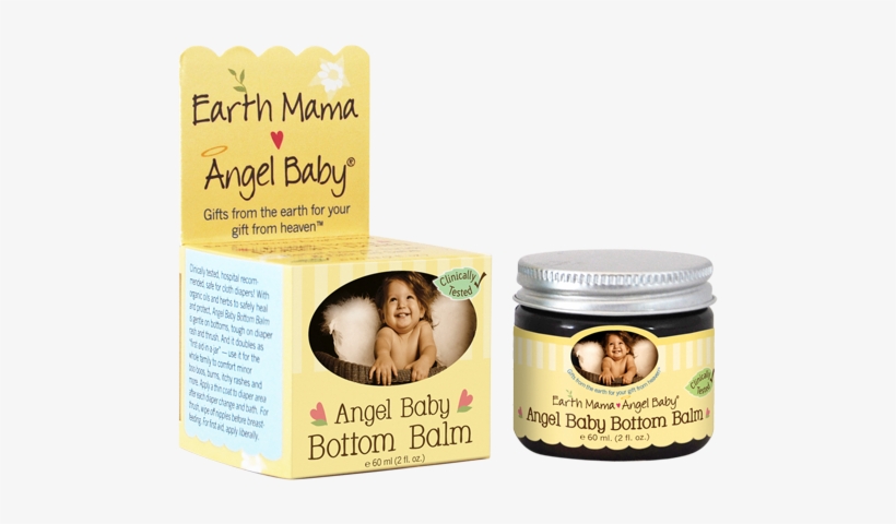 Earth Mama - Angel Baby Angel Baby Bottom Balm 2 Fl.oz, transparent png download