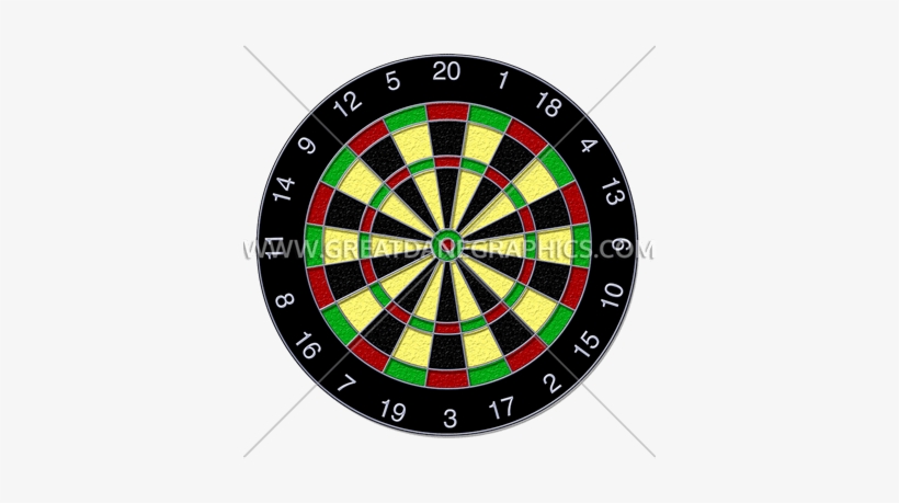 Dart Board Flat - Dart Board, transparent png download