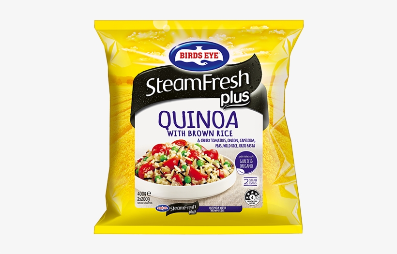 Steamfresh Plus Quinoa With Brown Rice 400g - Birds Eye Steamfresh Plus Quinoa, transparent png download