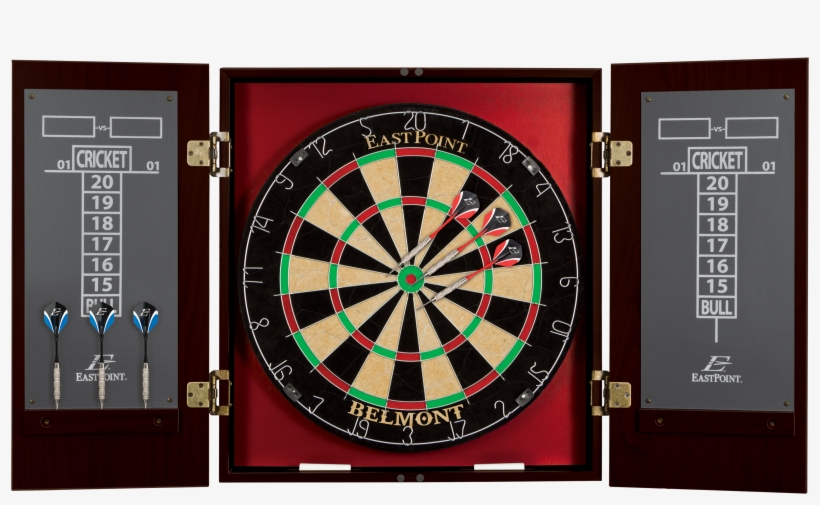 Eastpoint Sports Derbyshire Dartboard Cabinet Set, transparent png download